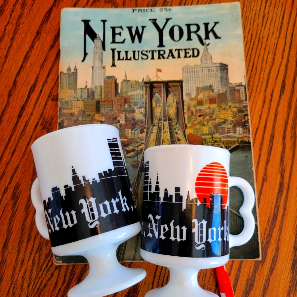 New York City Skyline Vintage Mugs ~ 1960s-1970s ~ Details & Pics Coming Soon!